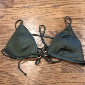 Pacsun green bikini top